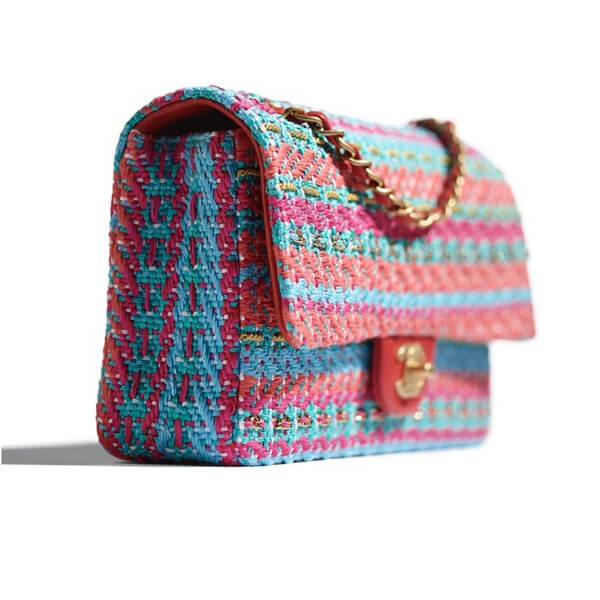 【シャネル】シャネル☆ミックスファイバー フラップバッグ AS0395 B04818 NB290